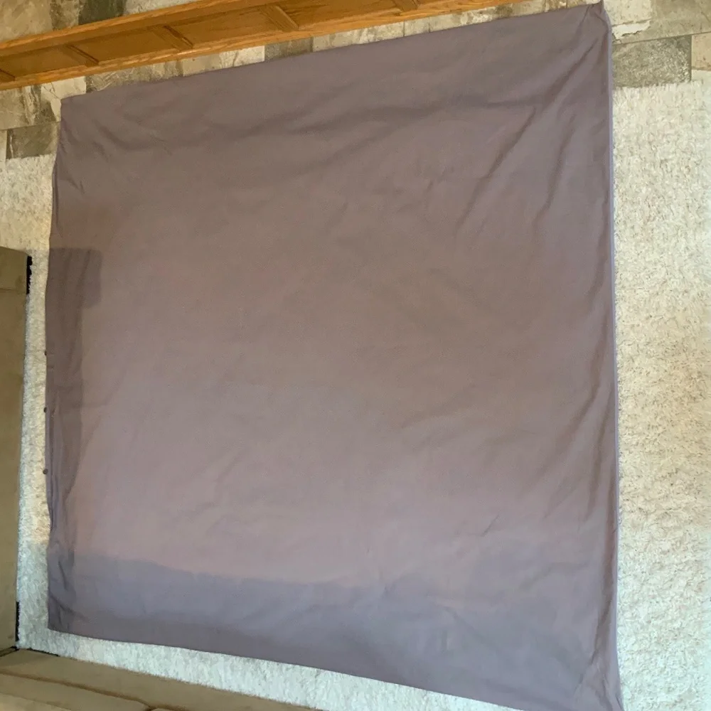 Calvin Klein Purple Duvet 80x80 Classic Minimalist Monochrome Cottage Normcore